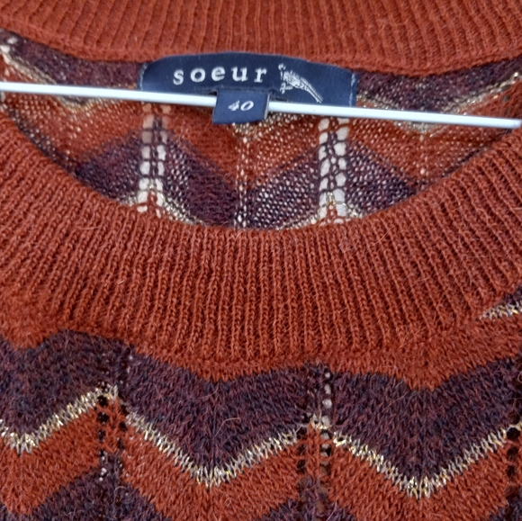 Wool dresse Metallica gold - Picture 2 of 3